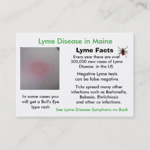 Maladie de Lyme dans le Maine Cartes d'information