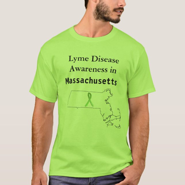 Maladie de Lyme dans le Massachusetts T-shirt (Devant)