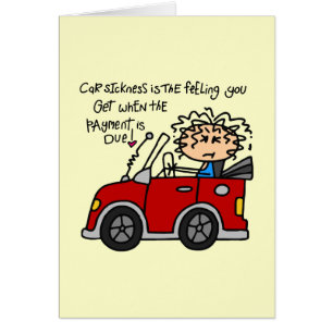 Maladie de voiture humoristique