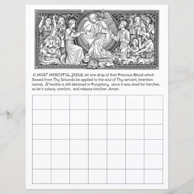 Maladie des âmes dans les prières urgatoires Calen (Devant)