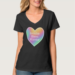 Maladie invisible Guerrière Coeur T-shirt femme