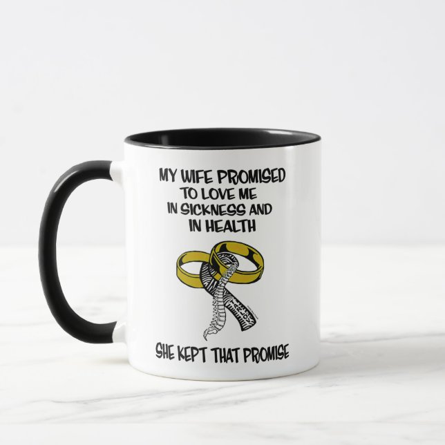 Maladie/Santé...Tarlov Cyst Mug (Gauche)