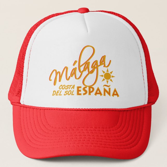 Málaga España casquette - choisir la couleur (Devant)