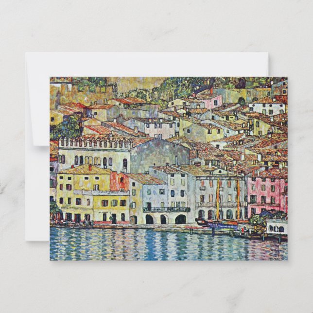 Malcesine sur le lac de Garde Par Gustav Klimt (Devant)