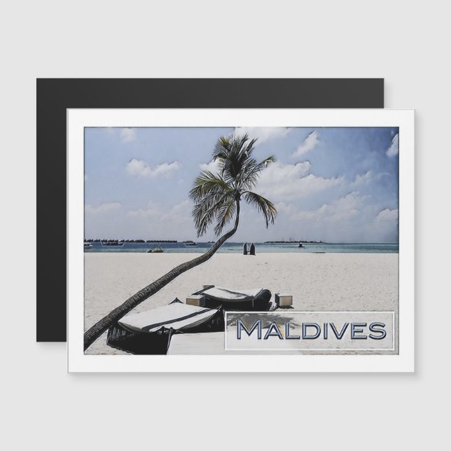 Maldives - Plage principale - (Devant / Derrière)