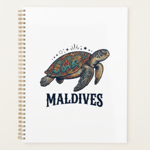 Maldives Vintage Tortue de Mer Chemise de Voyage D