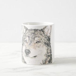Mâle alpha de tasse de café de loup