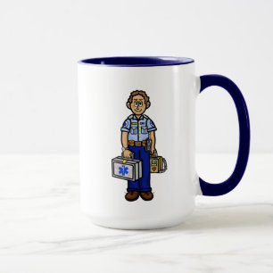 Male EMS Nom personnalisé Mug