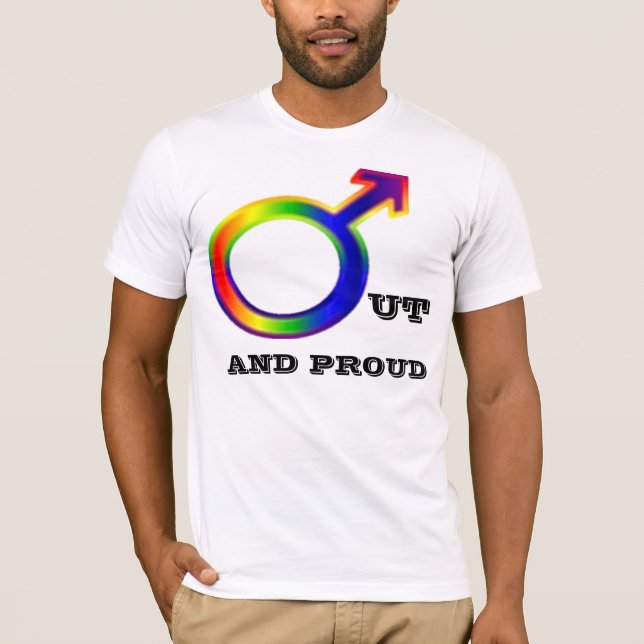 MÂLE ET T-SHIRT FIER (Devant)