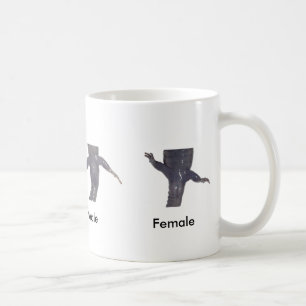 Mâle repéré de salamandre contre la tasse femel