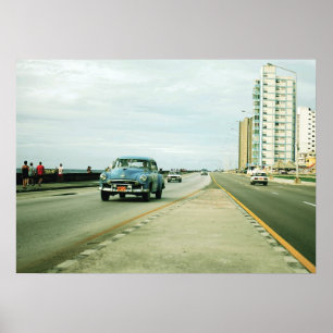 Malecón (1) 28" x 20" affiche (brillante)