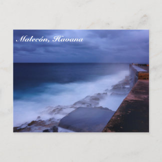 Malecon à La Havane, Cuba carte postale