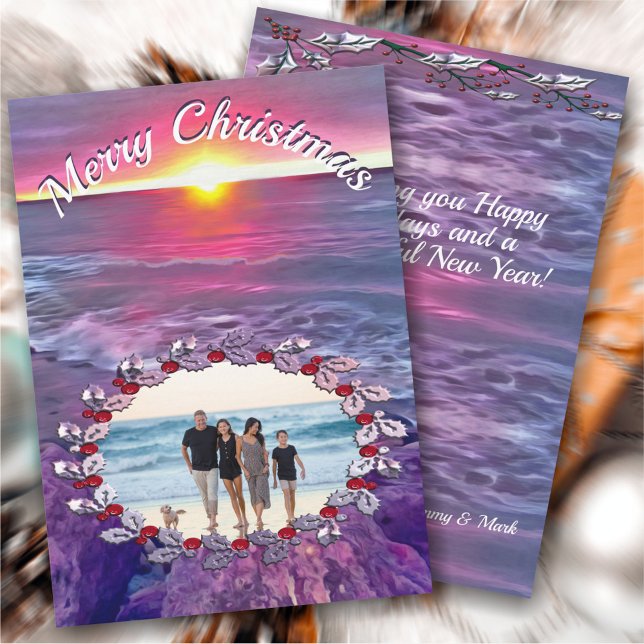 Malecon Famille Noël Coucher de soleil 0911 (Créateur téléchargé)