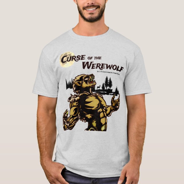 "Malédiction du loup-garou" T-shirt graphique (Devant)