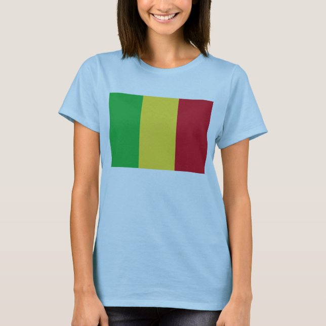 Mali Drapeau x Carte T-shirt (Devant)