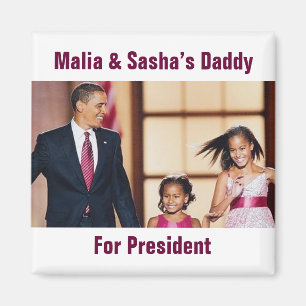 Malia et aimant de Sasha Obama
