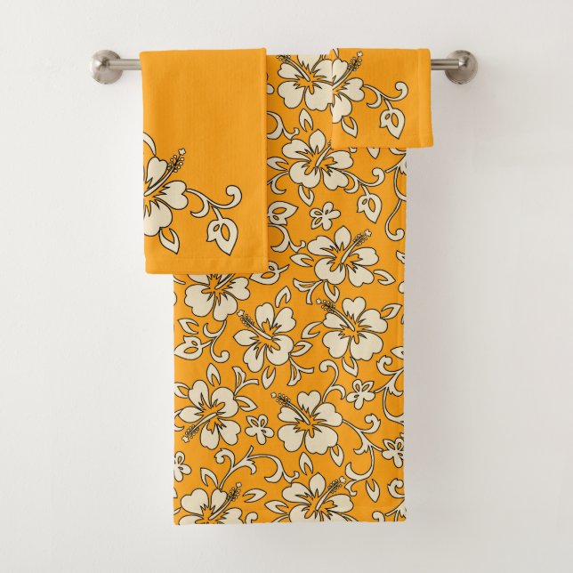 Malia Hawaiian Hibiscus coordonnées florales - Or (En situation)