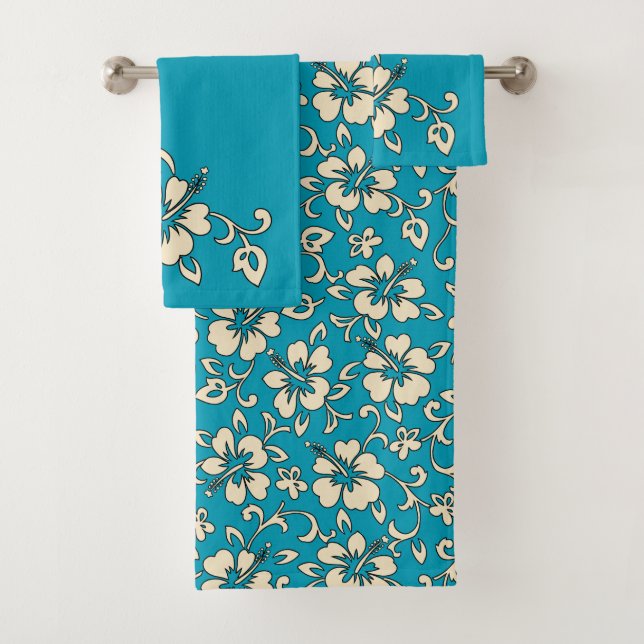 Malia Hawaiian Hibiscus coordonnées florales - Tur (En situation)