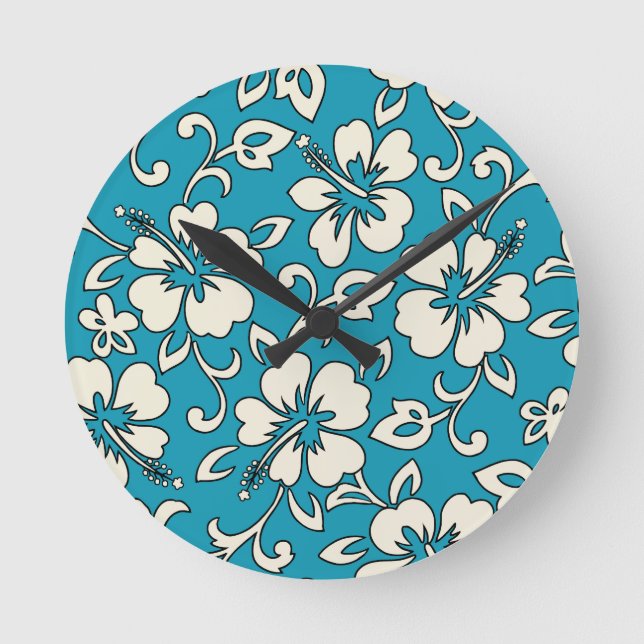 Malia Hibiscus Hawaii Horloges murales (Recto)