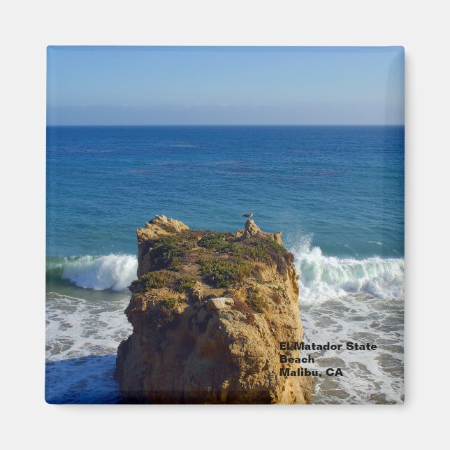 Malibu CA Beach Magnet (Devant)