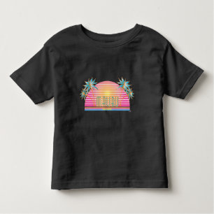 Malibu, CA Sun, Palmiers T-shirt Graphic Toddler