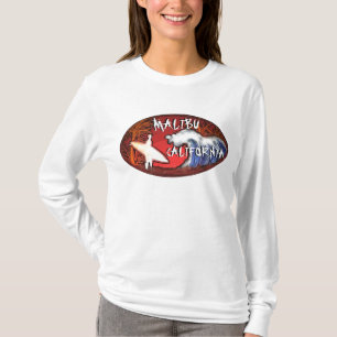 Malibu California surfer waves art dames sweat - s