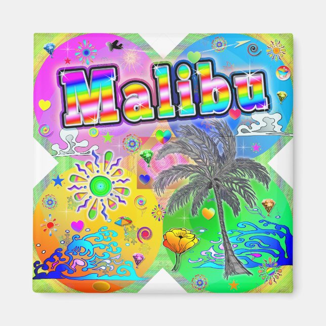 Malibu Quadro Seasons Magnet (Devant)