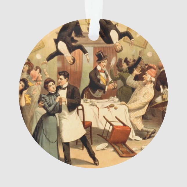 Malice de restaurant de PIÈCE EN T (dos)