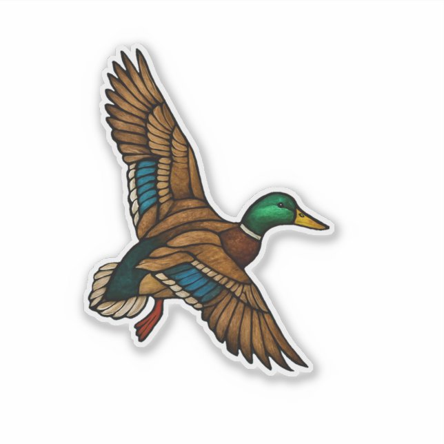Mallard Duck Sticker (Devant)