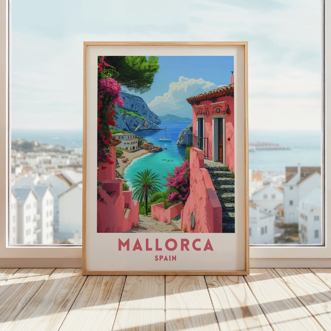Mallorca Espagne Voyage Imprimer Poster Mur Art (Créateur téléchargé)