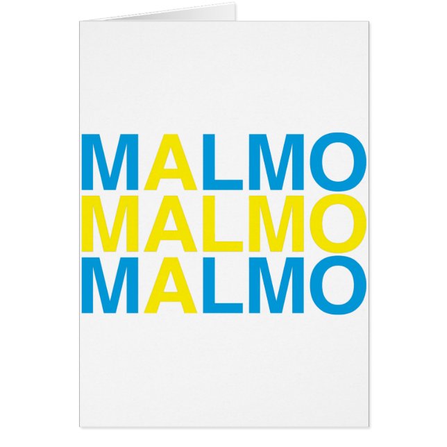 MALMO Swedish Flag (Devant)