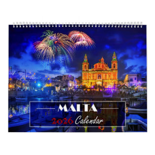 Malte Beau paysage Photos Calendrier de 2026