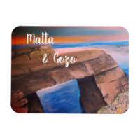 Malte et Gozo souvenir Flexible Photo Magnet