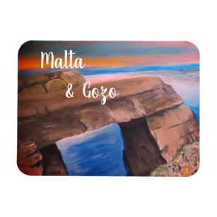 Malte et Gozo souvenir Flexible Photo Magnet