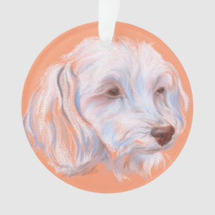 Maltipoo Dog Pastel Art