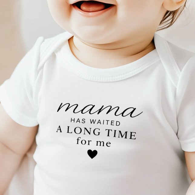 Mama a attendu Body bébé Cadeau (Créateur téléchargé)