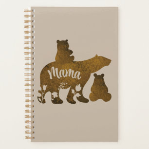 Mama Bear avec 2 Cubs Maman de deux