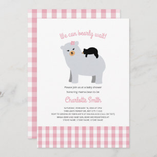 Mama Bear Baby Bear baby shower invitation