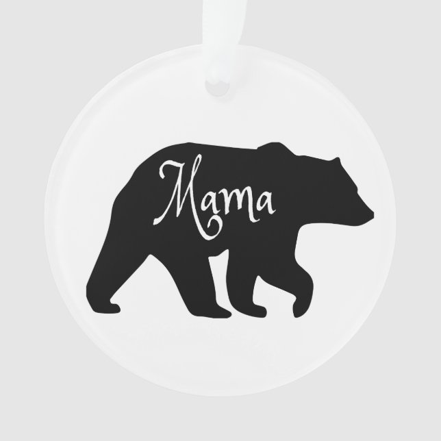 Mama Bear noir et blanc (devant)