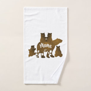 Mama Bear With 4 Cubs Maman of Four Children Cadea