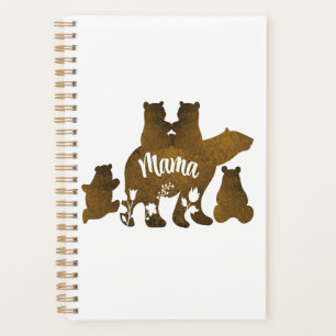 Mama Bear With 4 Cubs Maman of Four Children Cadea