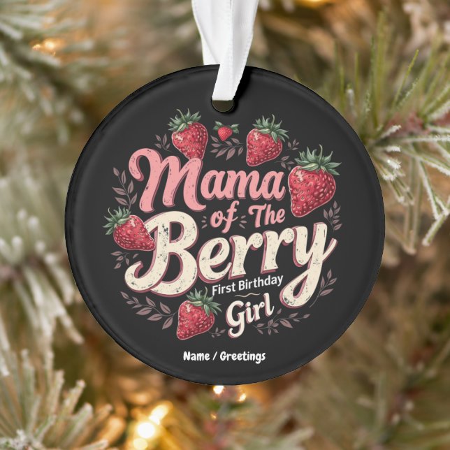Mama Berry Premier Anniversaire Famille de Fraise (Arbre)