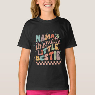 Mama Dramatic Lil Bestie   T-shirt Enfants amusant