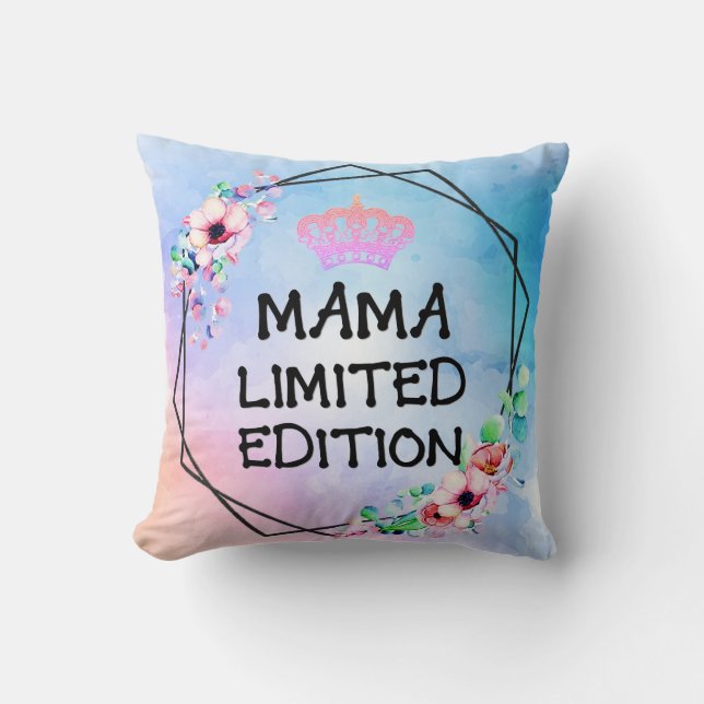 MAMA ÉDITION LIMITÉE - Oreiller Pastel & Couronne (Recto)