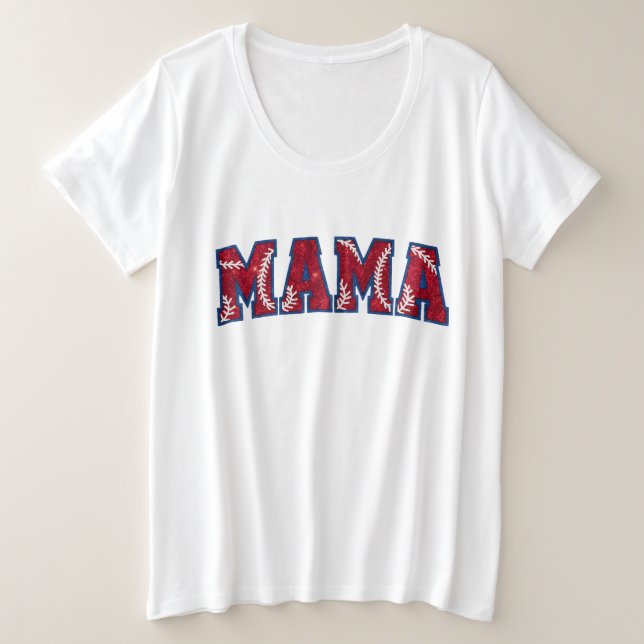 Mama les sports de baseball (Design devant)