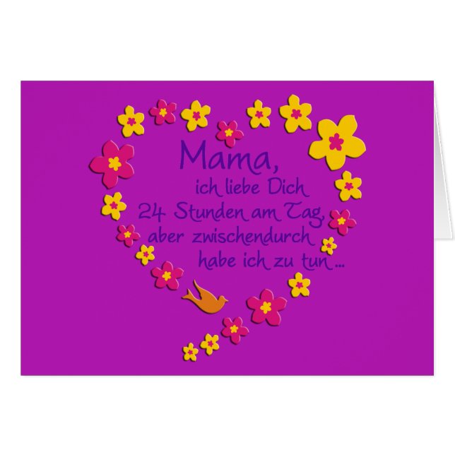 Mama / magenta BG (Devant horizontal)