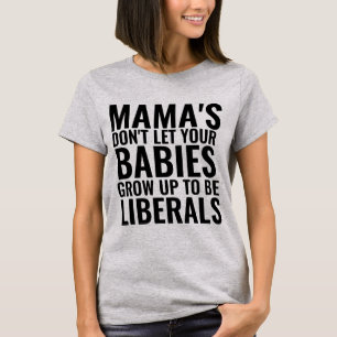 MAMA NE LAISSE PAS LES BÉBÉS S'ÉLARGIR LES T-SHIRT