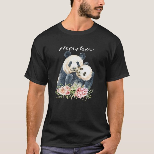 Mama Panda Tanks Nouvelle Maman Panda Bear Cadeau  (Devant)