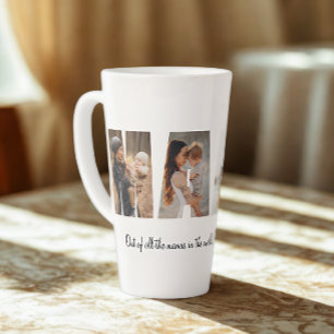 Mama Photo Collage Latte Mug pour la fête des mère