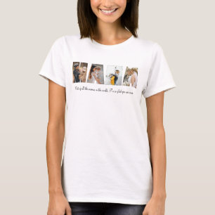 Mama Photo Collage T-shirt pour la fête des mères